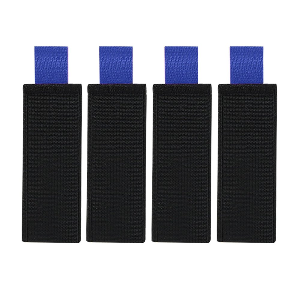Qsvbeeqj 4Pcs/Set Fishing Spools Belt Fishing Reel Elastics Fishing Wheel Protections Belt Rod Belt Fasteners Fishing Tackle Tool