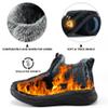 FUDYNMALC Womens Snow Boots Winter Shoes: Warm Fur Lined Slip On Ankle Booties Lightweight All-Day Comfort Outdoor Footwear for Walking view 4