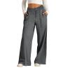 Wide Leg Sweatpants Women High Waist Baggy Sweatpants Boyfriend Fleece Jogger Pants with Pockets Palazzo Trousers view 2