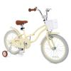 BABY JOY Kids Bike, 12 14 16 18 Inch Boys Girls Bike for 3-8 Years Old w/Training Wheels, Adjustable Seat, Removable Basket, Handbrake & Coaster Brake, Kids Bicycle (18 Inch, Kickstand, Yellow) view 1