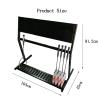 Tennis Racket Storage Rack, Badminton Racket Exhibit Stand,Clubs Sports Equipment Display Rack,Hold 20 Rackets,for Badminton Racket Tennis Racket Baseball Bat Guitar view 2