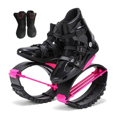 CYHTYM Kangaroo Jump Shoes Adult and Adolescent Bouncing Shoes, Fitness Training, Moon Shoes, Removable Inner Socks(Medium)