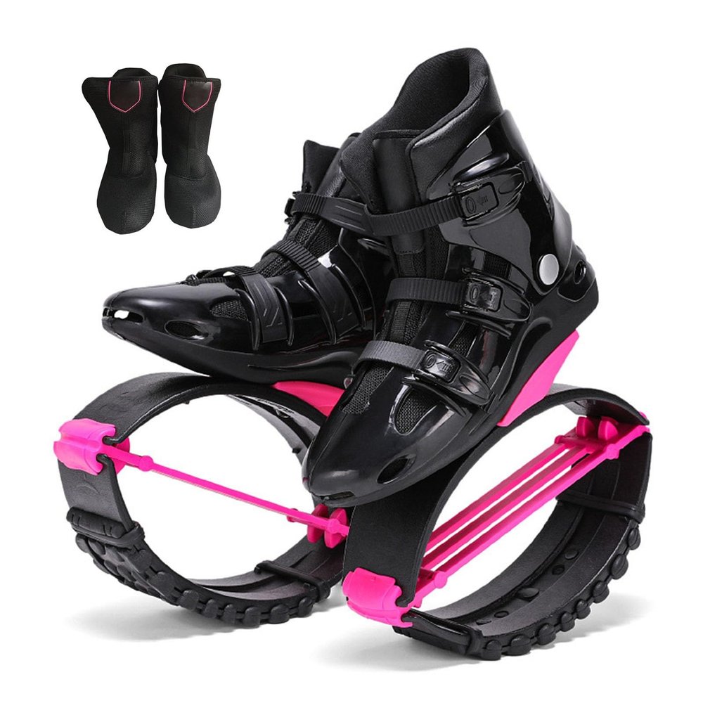 CYHTYM Kangaroo Jump Shoes Adult and Adolescent Bouncing Shoes, Fitness Training, Moon Shoes, Removable Inner Socks(Medium)