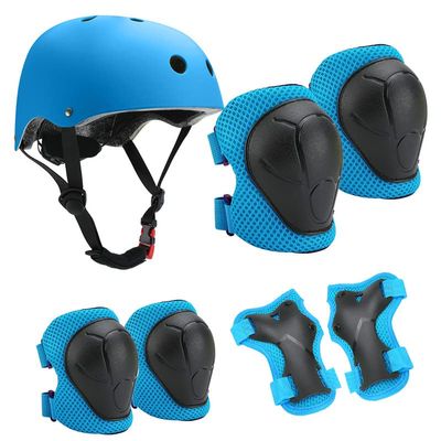 S code teen riding protective gear Kids Roller skating Protective gear set Head protective gear Elbow pads Helmet pair wrist guard pair elbow guard pair knee guard Bicycle BMX skateboard (0008)