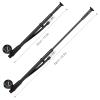 HXBER Shock Pump High Pressure 300 PSI Air Pump Presta Schrader Valve Mountain Road Bike Pump with Gauge for Front Fork and Rear Bicycle Suspension Air Shocks, Black view 2