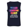 Personalized Men's Tank Tops Add Your Design Photo Text Custom Swim Beach Sleeveless Shirts for Gym Fitness Training, Navy Blue, L view 2