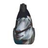 Dwrepo Sling Bag for Women Men Crossbody Bag Goat Chest Bag Hiking Daypack Fanny Pack Sling Backpack view 1