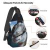 Dwrepo Sling Bag for Women Men Crossbody Bag Goat Chest Bag Hiking Daypack Fanny Pack Sling Backpack view 4