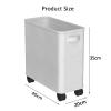 KIYILIHI Tennis Racket Storage Rack, Gym Supplies Storage Basket, Cart Storage Rack, Foldable for Badminton Rackets Tennis Rackets Badminton Tennis Baseball Golf Ball(White), 85235 view 2