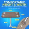 Black Walnut Pontoon Boat Table Top & Post - No-Wobble Pontoon Table with Flush Mount Anchor & Stabilizing Floor Plate - Easy-to-Install, Compact Design with Modular Accessory Mount - in 6 Colors view 2
