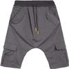 Maiyifu-GJ Men's Below Knee Yoga Pants Casual Loose Workout Jogger Cropped Pants Sweatpants Lightweight Running 3/4 Shorts (Grey,Large) view 1