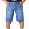 Maiyifu-GJ Mens Loose Fit Jean Shorts Summer Casual Baggy Denim Shorts Lightweight Straight Leg Denim Short Pants with Pocket (Light Blue,38) view 1