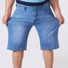 Maiyifu-GJ Mens Loose Fit Jean Shorts Summer Casual Baggy Denim Shorts Lightweight Straight Leg Denim Short Pants with Pocket (Light Blue,38) view 2