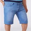 Maiyifu-GJ Mens Loose Fit Jean Shorts Summer Casual Baggy Denim Shorts Lightweight Straight Leg Denim Short Pants with Pocket (Light Blue,38) view 4