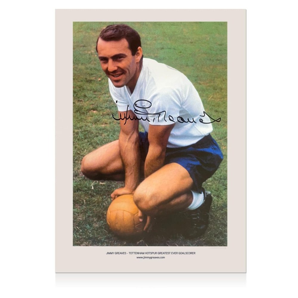 Exclusive Memorabilia Jimmy Greaves Signed Spurs Soccer Photo, One-Size