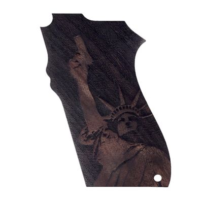 Tactical Mak Grips S&W 6906 Natural Wood Grip 3D Texture with Carving Perfect for Your Holster Weapon Speed (Vari 9)