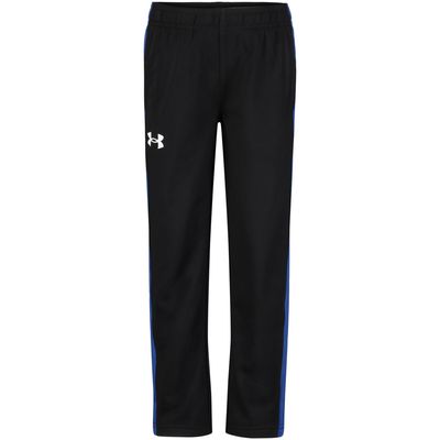 Under Armour Boys' Brawler Warm-Up Sweatpants, Fast Drying and Moisture Wicking, Relaxed Fit, Black Taper, 2T