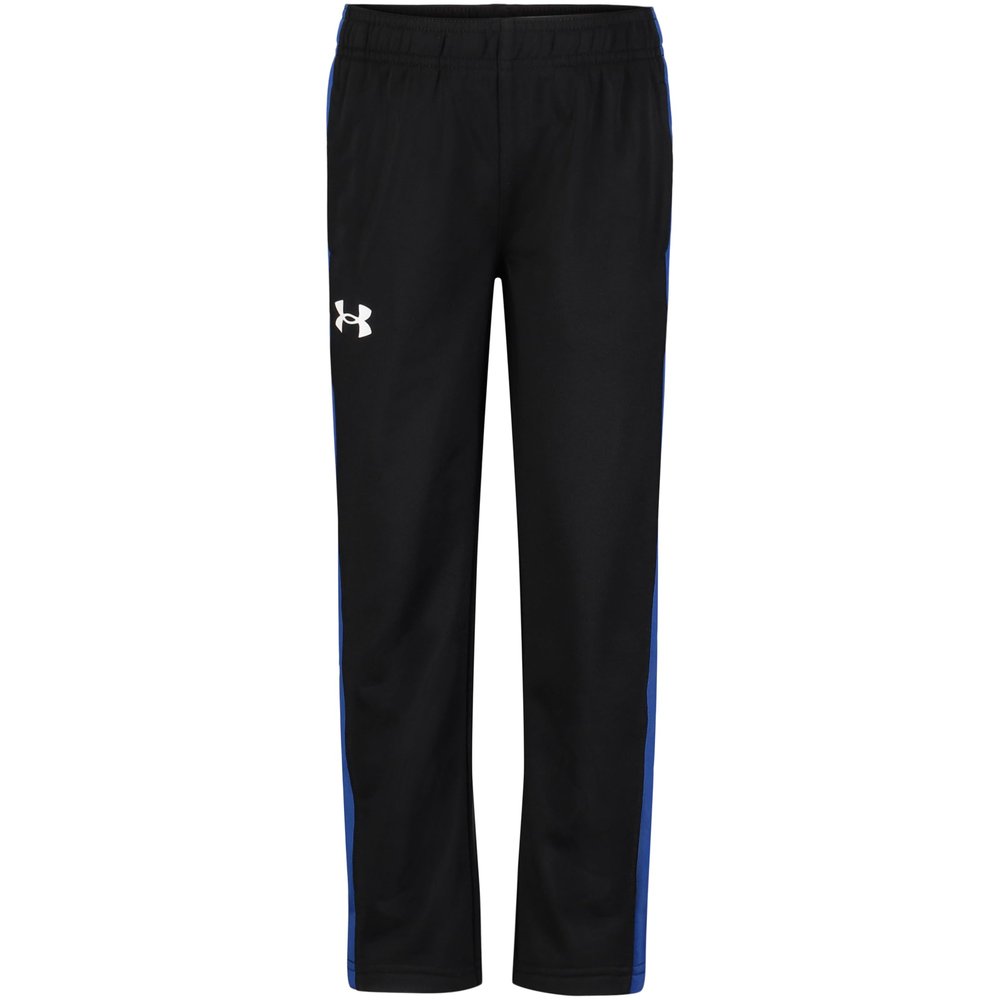 Under Armour Boys' Brawler Warm-Up Sweatpants, Fast Drying and Moisture Wicking, Relaxed Fit, Black Taper, 2T