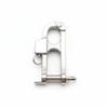 QualiTime Quick Release Snap Shackle - 316 Stainless Steel Quick Release Shackle, Fixed Bail Snap Shackle for Sailing, Camping, Gym, Pets, Surfing, Diving, Fishing, 21 * 100mm view 1