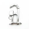QualiTime Quick Release Snap Shackle - 316 Stainless Steel Quick Release Shackle, Fixed Bail Snap Shackle for Sailing, Camping, Gym, Pets, Surfing, Diving, Fishing, 21 * 100mm view 3