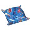 Alien Squid Printing Leather Storage Tray Waterproof and Easy to Clean for neatly Keys, Jewelry, Makeup and Other Small Items Small 9.8X9.8 in view 1