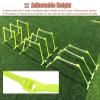CMYUN School Small Agility Hurdles Set - 5/10 Pcs Adjustable Hurdles for Track  Field, Athletes Football Training Equipment with Handle, for Home Gym(5pcs) view 3