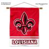 College Flags & Banners Co. Louisiana Lafayette Ragin Cajuns Banner with Hanging Pole view 2
