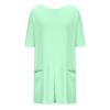 asntrgd Womens Oversize One Piece Jumpsuit Casual Round Neck Half Sleeve Rompers Loose Fit Onesie Overalls with Pockets view 3