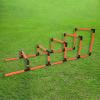 CMYUN Portable Soft Mini Hurdles Set - 5pcs Training Hurdles for Speed and Agility, Track & Field Hurdles Different Heights, for School Gym Home(Red) view 1
