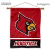 College Flags & Banners Co. Louisville Cardinals Banner with Hanging Pole view 2