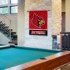 College Flags & Banners Co. Louisville Cardinals Banner with Hanging Pole view 4