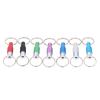 POCREATION 7PCS Set Detachable Keychain, Aluminum Alloy Quick Release Pull Apart Coupler Keychain for Bag Purse Belt, Multifunctional Key Ring with 7 Colors view 1