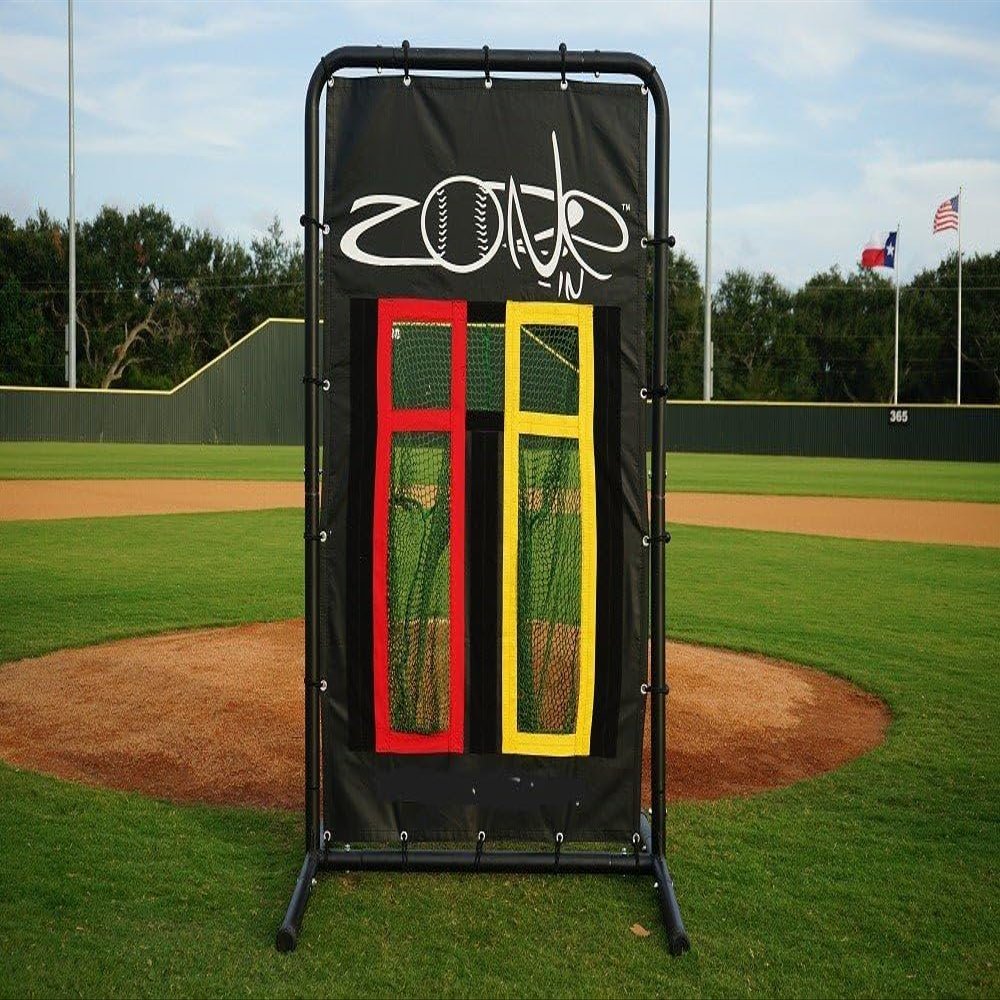 Zone-in Pitching Target 2.0, Adjustable Strike Zone Isolator, Baseball/Softball Training Aid