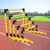 CMYUN Obstacle Hurdles Training Equipment 5 Pcs, Lightweight Speed and Agility Hurdles, Portable Different Heights Mini Hurdles, for Kid Adult Athletes(Yellow) view 1
