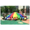 LAGEON Play Parachute, 2 Meters Rainbow Play Parachut,Outdoor Teamwork Game Parachute,Body Strength Training view 2
