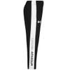 Under Armour Boys' Brawler Warm-Up Sweatpants, Fast Drying and Moisture Wicking, Relaxed Fit, Black/White Taper, 3T view 2