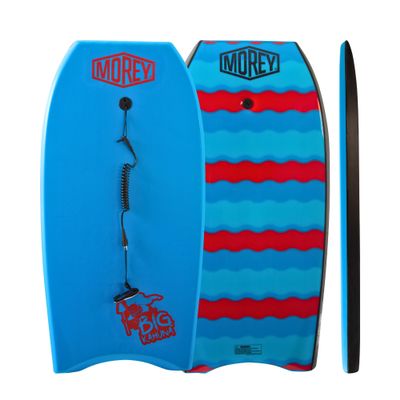 MOREY Boogie Board. Big Kahuna 44" The Original Bodyboard for Tall Riders. Body Board for Beach, Re-Engineered 2026 Model (Royal Blue)