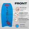 MOREY Boogie Board. Big Kahuna 44" The Original Bodyboard for Tall Riders. Body Board for Beach, Re-Engineered 2026 Model (Royal Blue) view 2