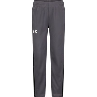 Under Armour Boys' Brawler Warm-Up Sweatpants, Fast Drying and Moisture Wicking, Relaxed Fit, Castle Rock Taper, 4