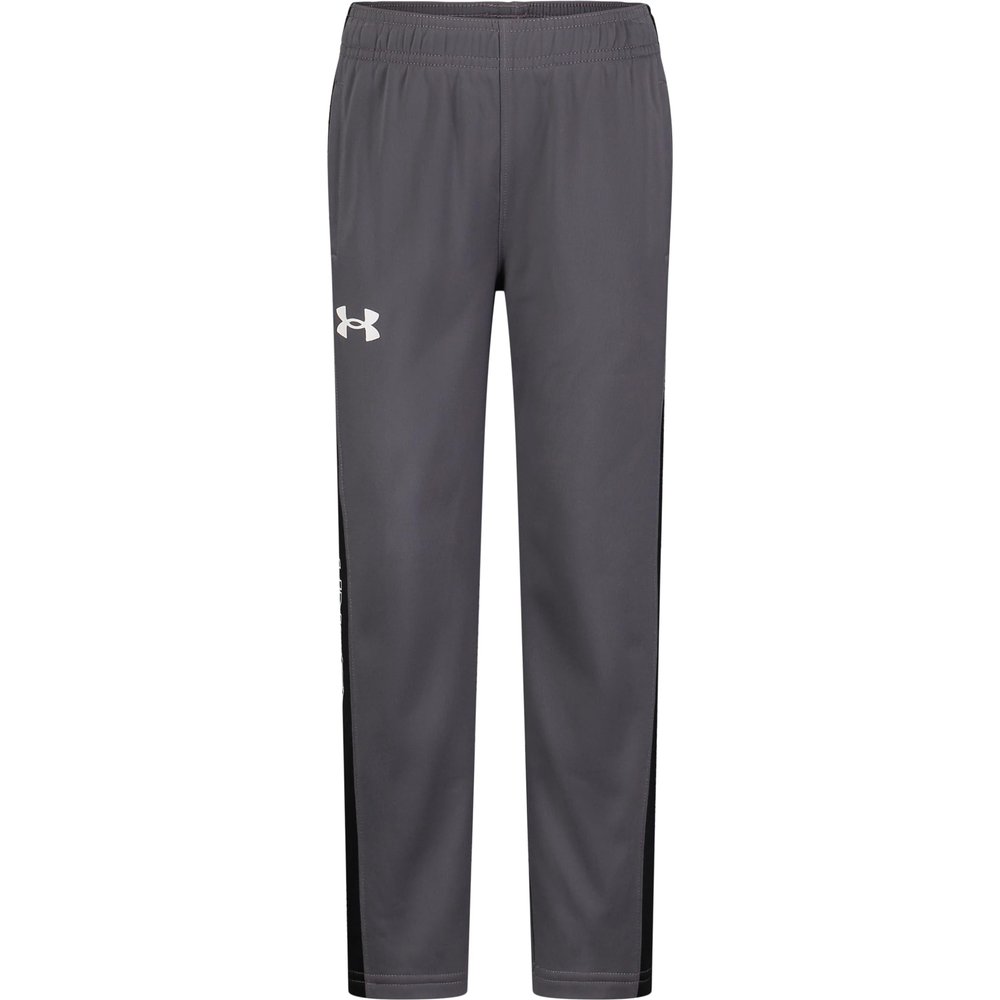 Under Armour Boys' Brawler Warm-Up Sweatpants, Fast Drying and Moisture Wicking, Relaxed Fit, Castle Rock Taper, 4