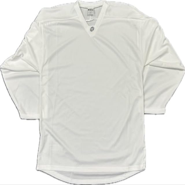NineFit Basics Men's Hockey Practice Jersey-Solid and Mixed Colors (US, Alpha, XX-Large, Regular, Regular, White)