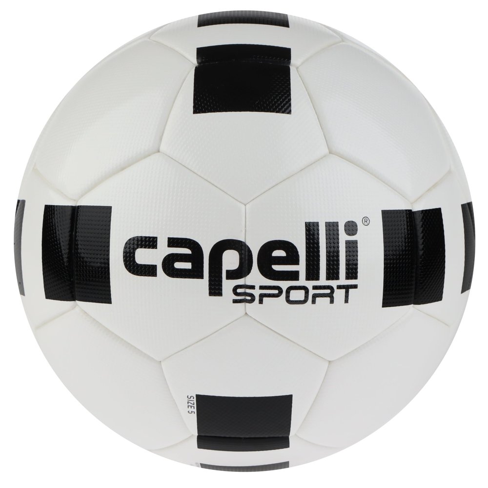 Capelli Sport Soccer Ball Size 5, High School Classic Competition Elite (NFHS) Soccer Ball for Youth and Adult Players, Outdoor and Indoor Training, White/Black