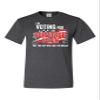 5X-Large Heather Black Mens I'm Voting Convicted Felon Not Guy Who Lost His Melon T-Shirt view 2