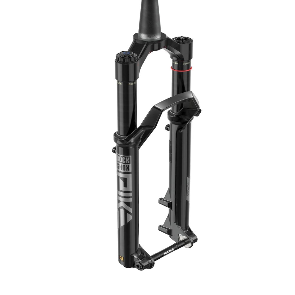 RockShox Pike Ultimate Charger 3.1 RC2 Suspension Fork - 27.5", 130 mm, 15 x 110 mm, 44 mm Offset, Gloss Black, C2