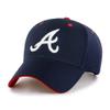 Fan Favorite Atlanta Braves Cap Adjustable Hat Navy view 1