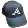 Fan Favorite Atlanta Braves Cap Adjustable Hat Navy view 2