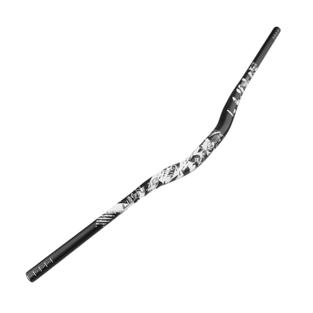 ZJYSMH Bike Handlebar, 31.8Mm Aluminium Alloy MTB Mountain Bike Handlebar Length 780Mm Handlebar Extra Long with Paint Matte Surface(Black)