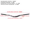 ZJYSMH Bike Handlebar, 31.8Mm Aluminium Alloy MTB Mountain Bike Handlebar Length 780Mm Handlebar Extra Long with Paint Matte Surface(Black) view 2