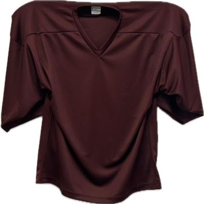 NineFit Basics Men's Hockey Practice Jersey-Solid and Mixed Colors (US, Alpha, Large, Regular, Regular, Maroon)