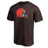 NFL Kids Youth 8-20 Official Team Color Polyester Performance Primary Logo Short Sleeve T-Shirt (Cleveland Browns Brown, 14-16) view 1